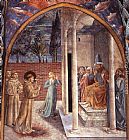 Benozzo di Lese di Sandro Gozzoli Scenes from the Life of St Francis (Scene 10, north wall) painting